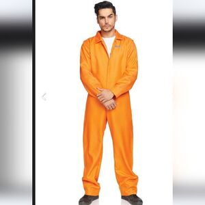 State Penitentiary Inmate Halloween Costume Men's Size XXL